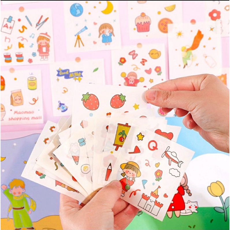 

Sticker Lucu Kartun / Sticker Bujo Journal / Stiker Aesthetic TUMBLR ST11 - DOAEJO