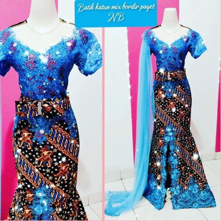 Tren Kekinian.. baju penyanyi/baju singer/batik duyung katun turkis,merah