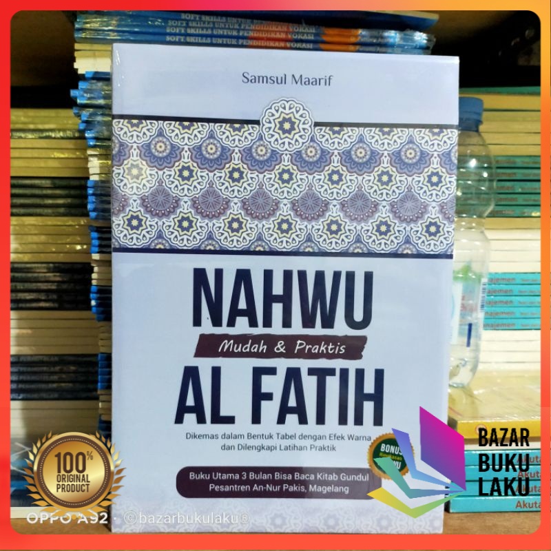 Jual Buku Original Mudah Dan Praktis Nahwu Al Fatih Dikemas Dalam Bentuk Tabel Dengan Efek Warna