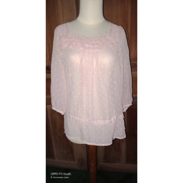 BLOUSE SIFON PANJANG IMPORT