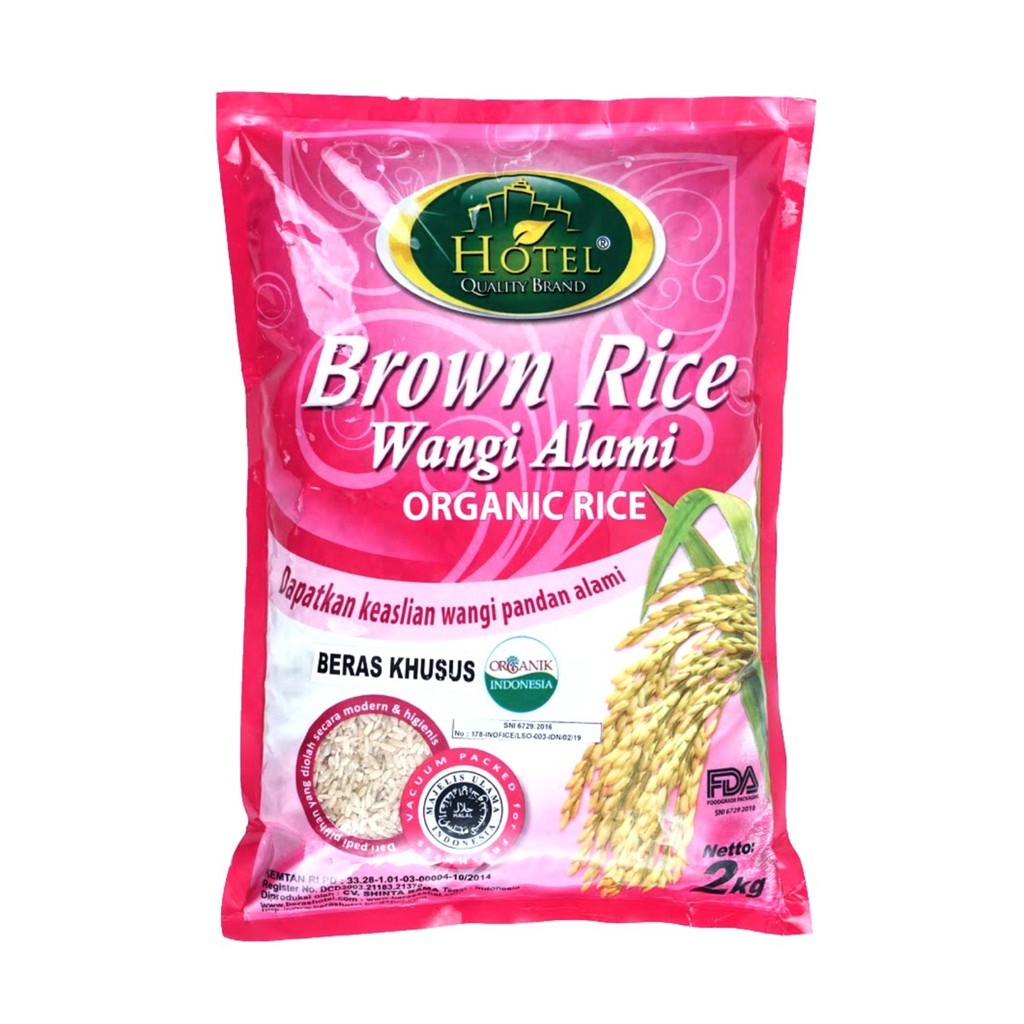 

Beras Hotel Pandan Wangi Brown - 2kg