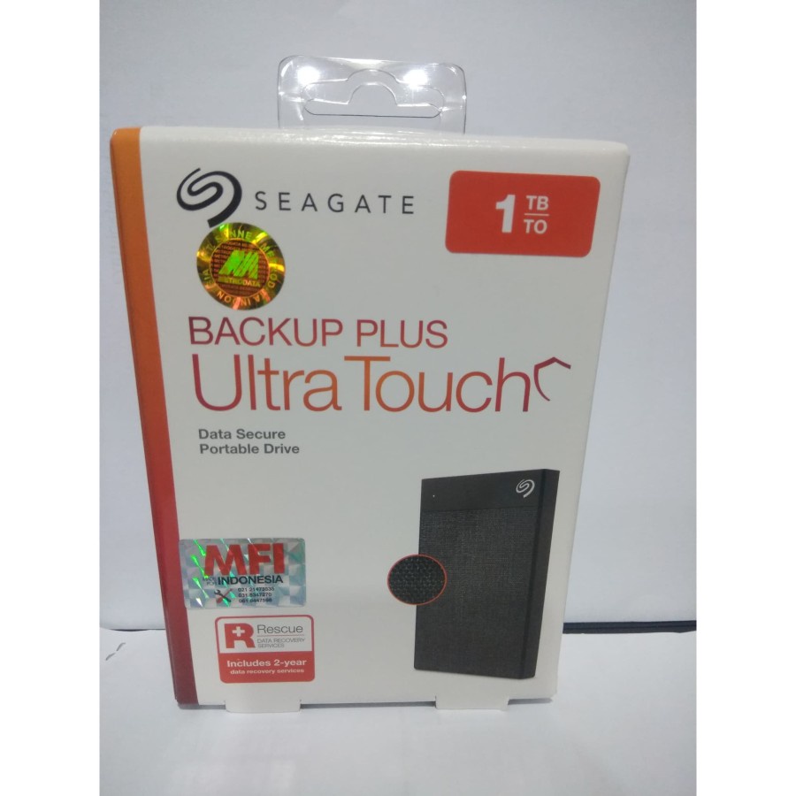 Seagate Backup Plus Ultra Touch 1TB- External HDD with Data Recovery