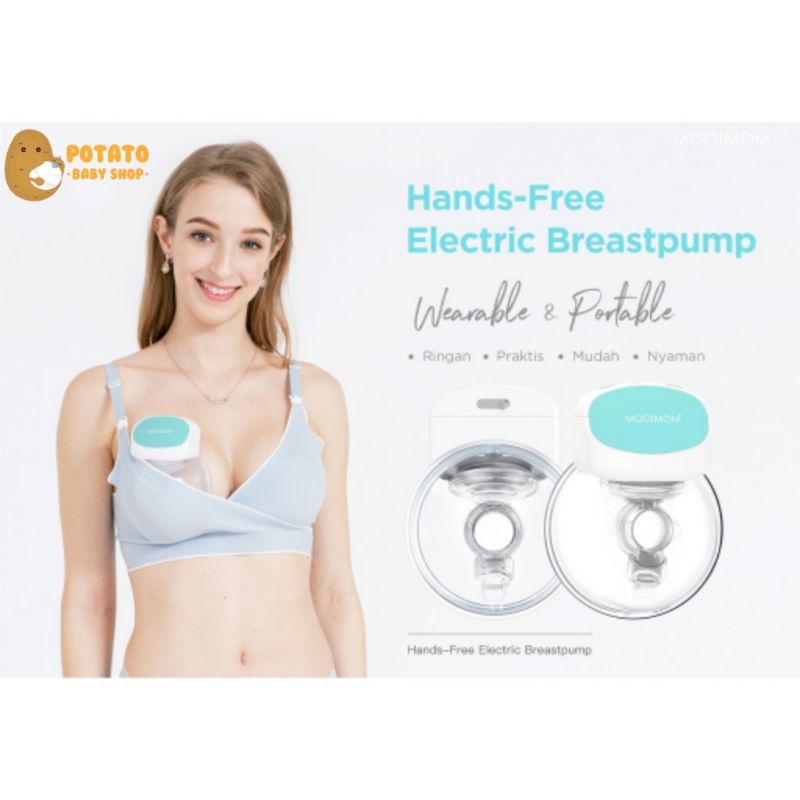 Mooimom HandsFree Wireless Electric Breast Pump M2 - Pompa ASI Elektrik Wireless