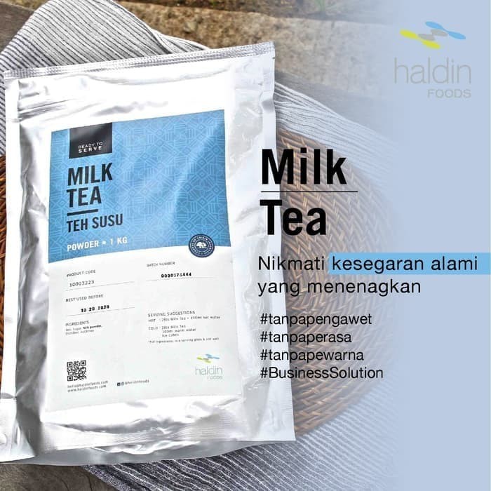 

Milk Tea Powder (Teh Susu Bubuk) 1kg By Haldin Foods