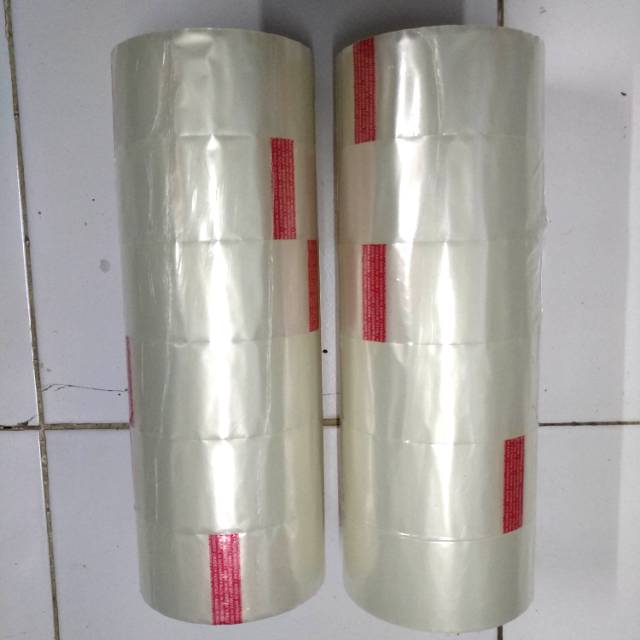 

Lakban bening plester OPP dus dos GOLD TAPE BENING 100 YARD X 46 mm