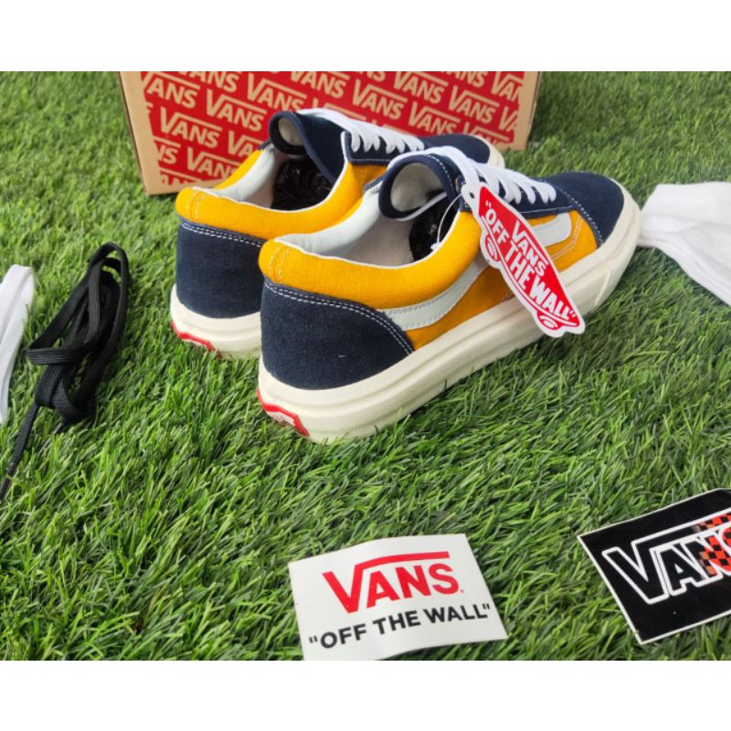 SEPATU PRIA VANSS OLDSKOOL NAVY YELLOW OG WAFLE DT BNIB MADE IN CHINA PREMIUM IMPORT SEPATU WANITA SEPATU SNEAKERS