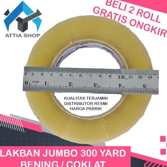 

(BISA COD) LAKBAN JUMBO 300 YARD BENING / COKLAT OBRAL Kode 708