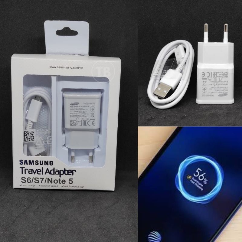 CHARGER SAMSUNG S6/S7/NOTE5 ORIGINAL 100% PACKING IMPOR 100%