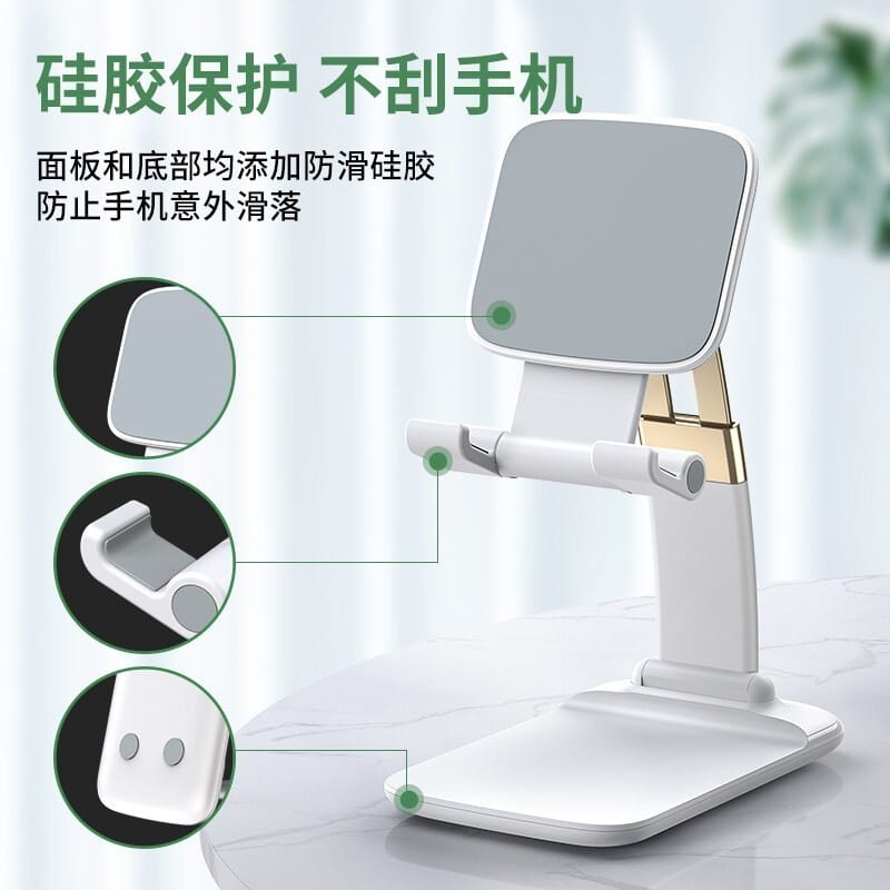 ZJ08 Folding Desktop Dudukan Standing Stand Phone Handphone Portable Warna Elegant