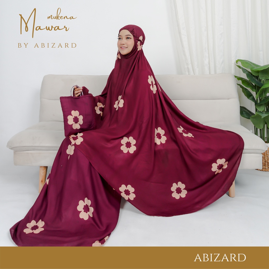 Abizard Mukena Rayon Bali RAISA Ukuran Standart Dewasa