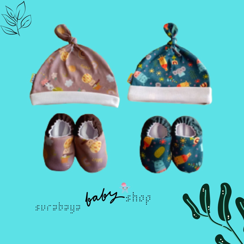 CLENCY SEPATU BAYI SET TOPI CLS2111