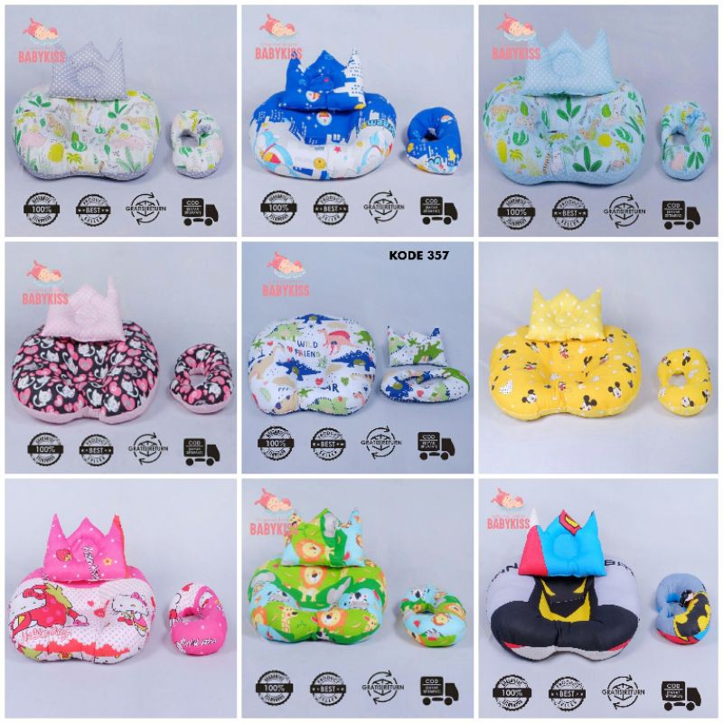 Sofa Bayi Premium Jumbo | Bantal duduk Bayi Jumbo | sofa Bayi Karakter Motif | Perlengkapan Bayi new