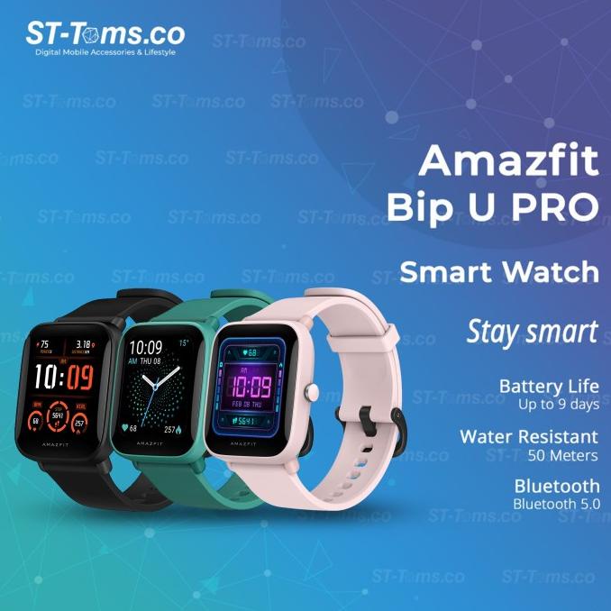 Amazfit Bip U PRO Smartwatch Jam Tangan Digital With GPS