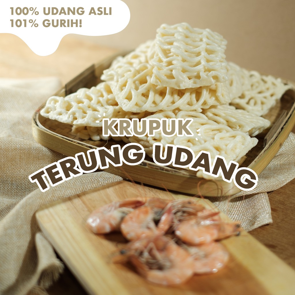 

Kerupuk Badermas - Terung Udang (Makanan Khas Tradisional Indonesia)
