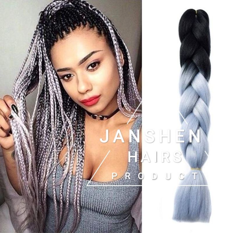 Box Braids - Rambut Sambung (60cm)