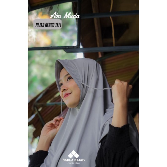 HIJAB TALI BERGO TALI BELAKANG JUMBO BAHAN JERSEY PREMIUM