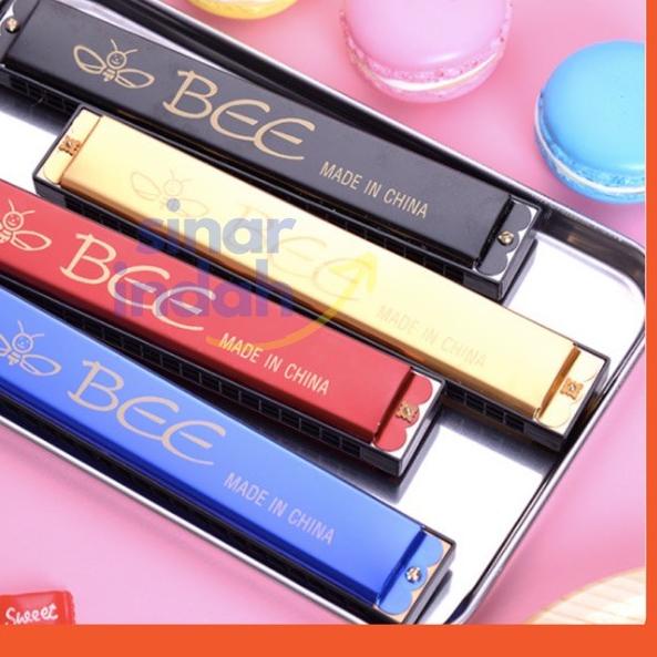 HARMONIKA BESAR BEE 24 HOLE Key C Murah Yamaha Alat Musik Tiup Harmonica