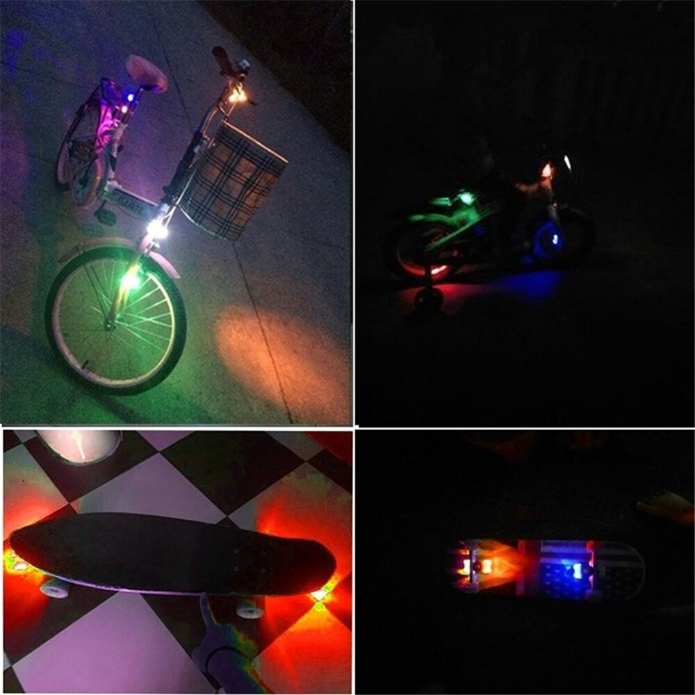 YGRETTE - 2PCS SET Lampu LED Sepeda Silikon Bicycle Light Depan Belakang