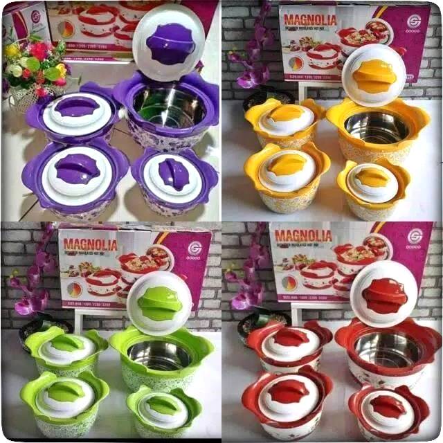 TEMPAT SAYUR MAGNOLIA SET ISI 4PCS