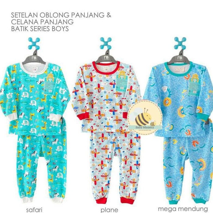 Libby Setelan Baju Oblong Panjang Dan Celana Panjang - Setelan Anak Libby (M dan L)