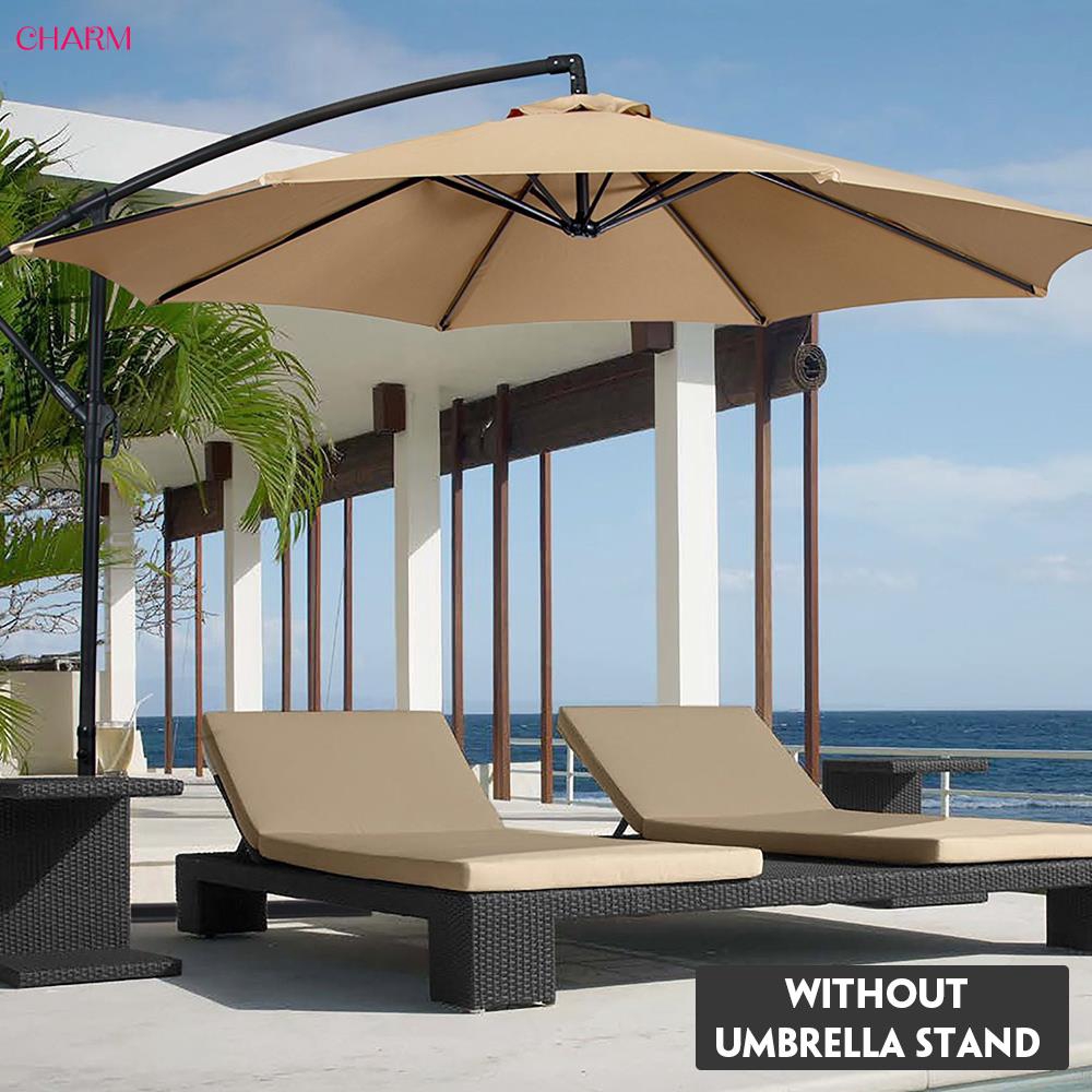 Charm 210d Oxford Cloth Sunshade Umbrella Cover Parasol Umbrella Cover Fade Proof Patio Shield Shopee Indonesia