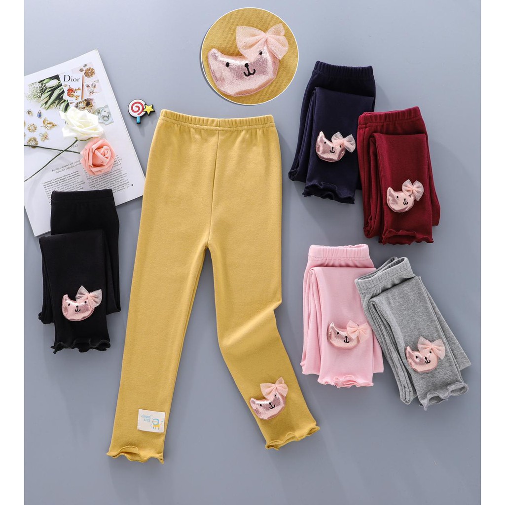 Legging anak Perempuan IMPORT Premium Usia 6 - 10th | Celana Lejing anak Original IMPORT 100%