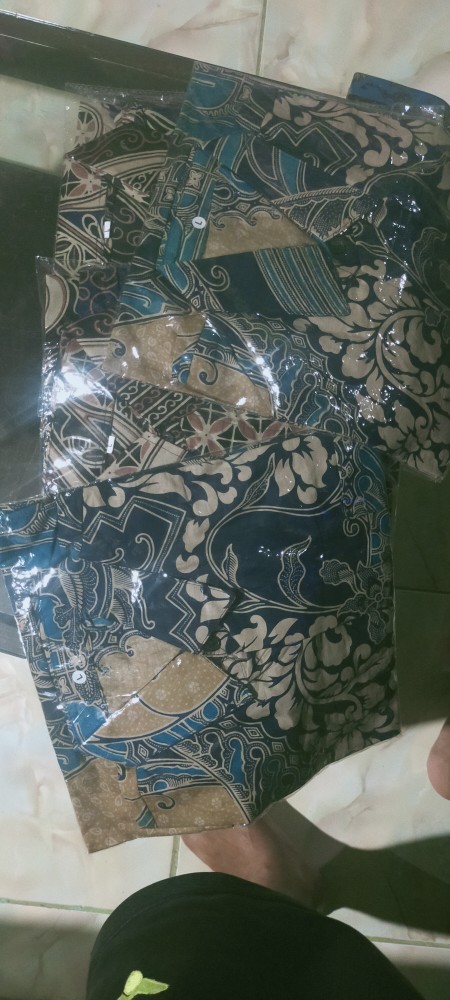 Kemeja Batik Pria Lengan Lengan Pendek Size M L Xl Xxl