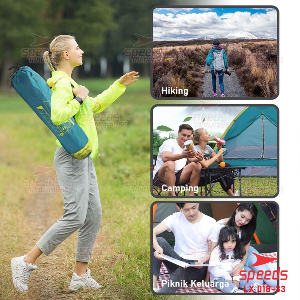 Speeds Tenda Camping Tenda Gunung 2-3 Orang Tenda Manual Tenda Lipat Portable 018-33