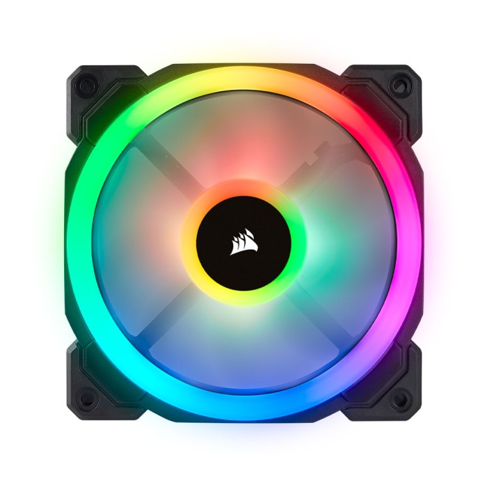 LL120 RGB 120mm Dual Light Loop RGB LED PWM Fan Single Pack