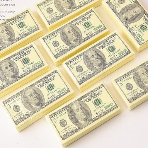 TISU TISSU TISSUE VIRAL SULTAN GAMBAR DOLLAR