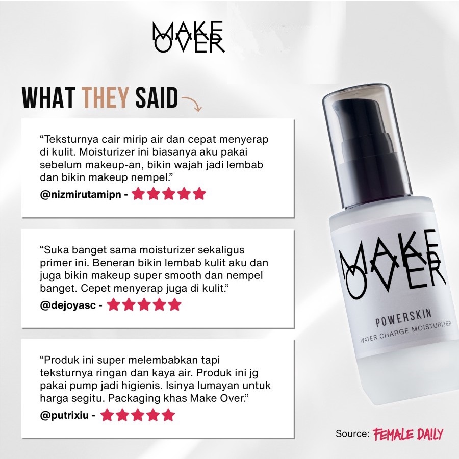 ★ BB ★ MAKE OVER PowerSkin Water Charge Moisturizer