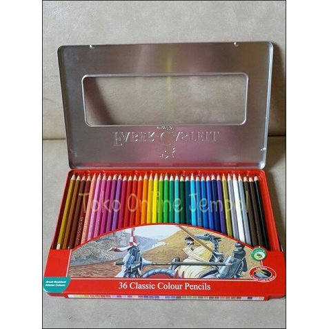 

ATK110FC ( 36 warna Kaleng Classic Pencil 115846 Faber Castell Tin Cas