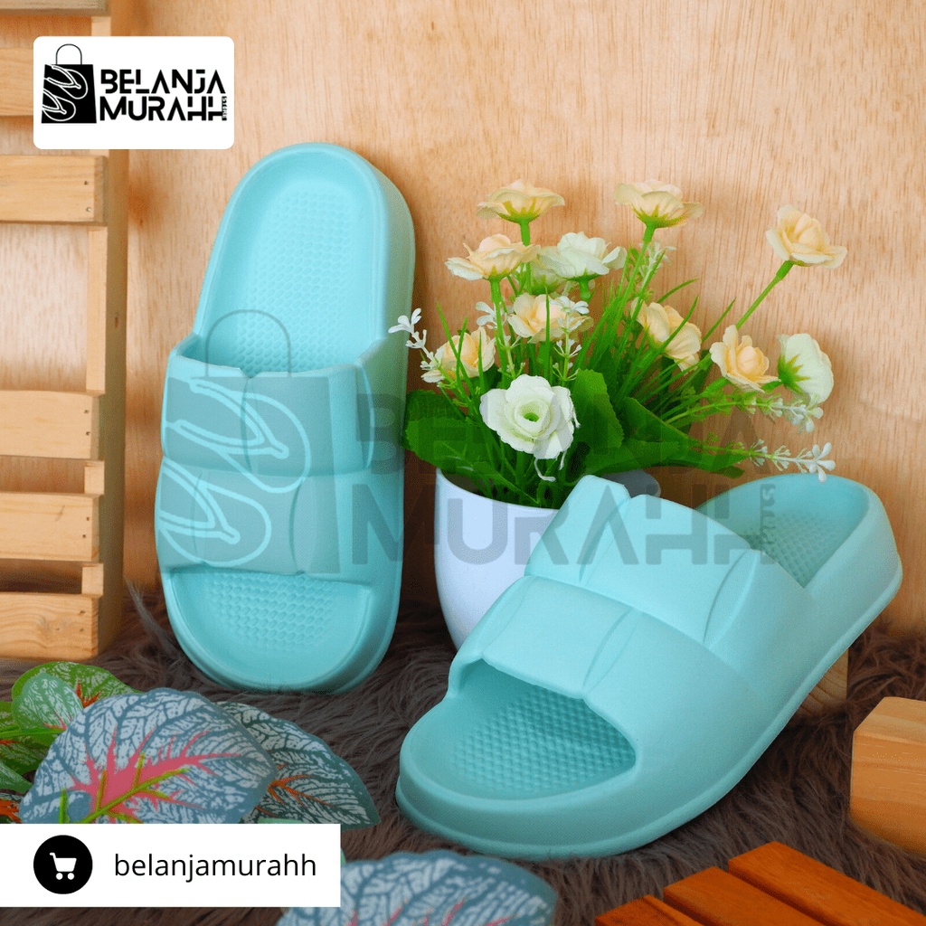 Sandal Slop/Sendal selop Wanita Jelly Eva New Model ,Tebal, Ringan, Anti Slip Elastis dan Tahan Air