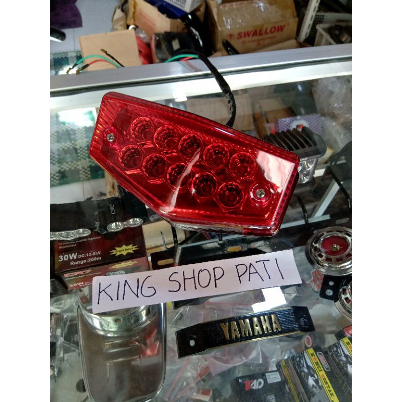 stoplamp led assy rx king merah