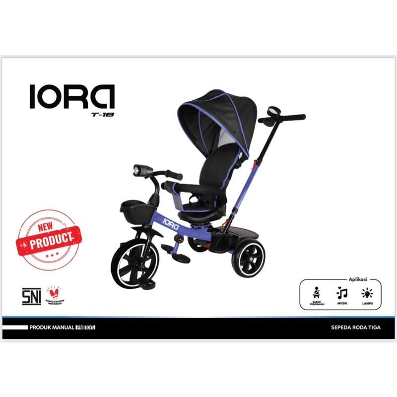 Sepeda Roda3 Anak Iora T-18 ( By PMB )