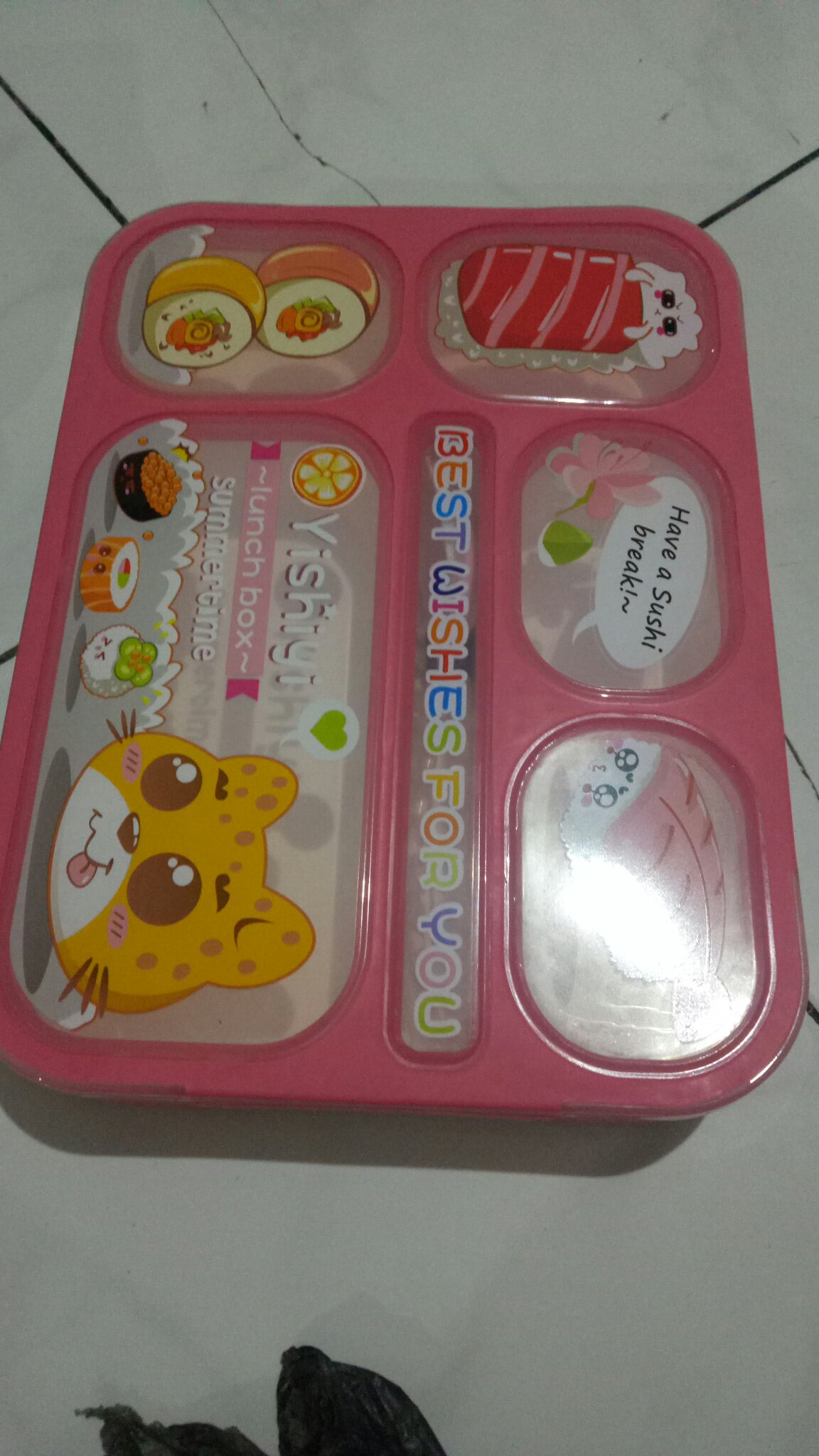 Kotak Makan Kotak Bekal 6 Sekat Lunch Box Yooyee