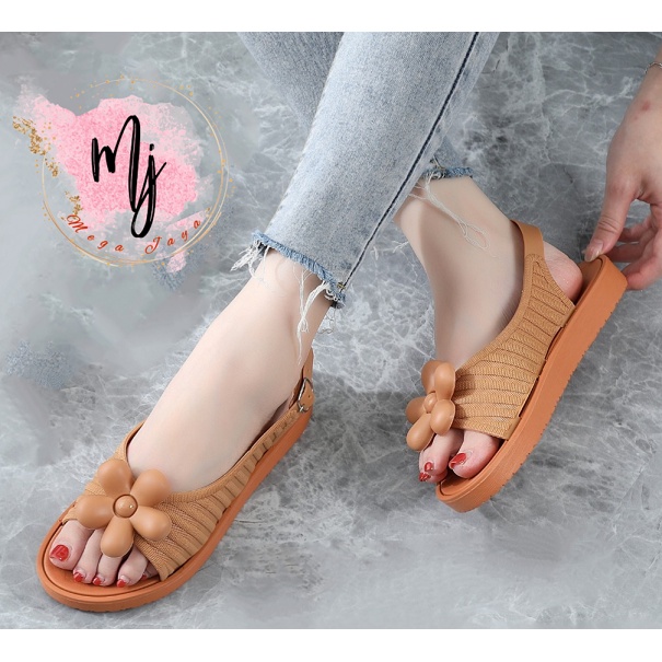 ( COD ) Sandal Jelly Wanita Balance Slop tali Wanita import