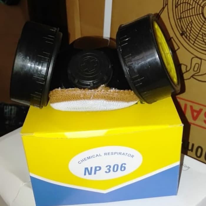 DMST | Masker Babi Chemical Respirator NP 306 Plus Double Filter