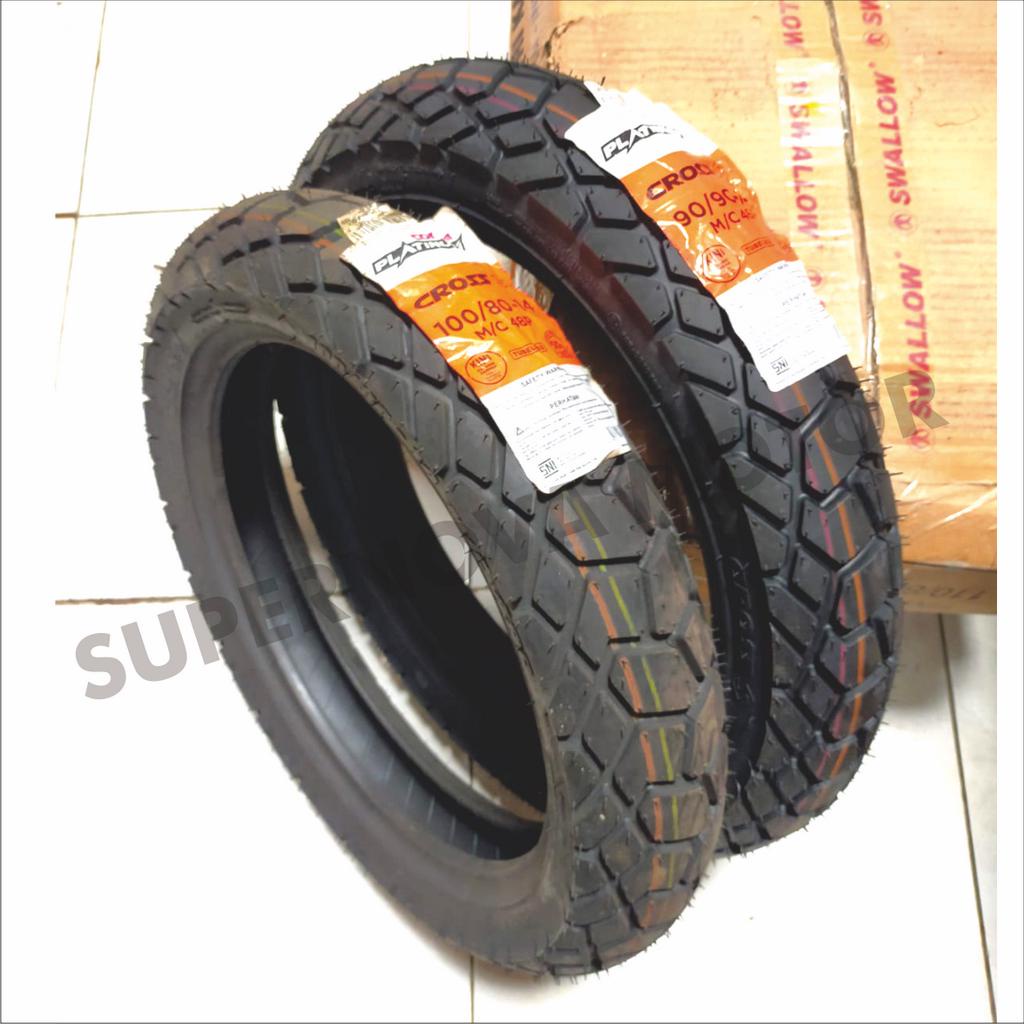 BAN LUAR CORSA 90/90-14, 100/80-14, 110/80-14 PLATINUM CROSS S BAN MATIC RING 14 TUBELESS
