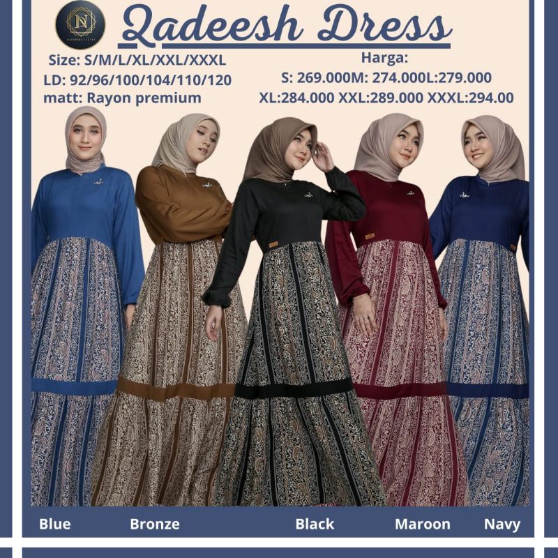 Qadeesh Dress Ori By Nadheera Luxury