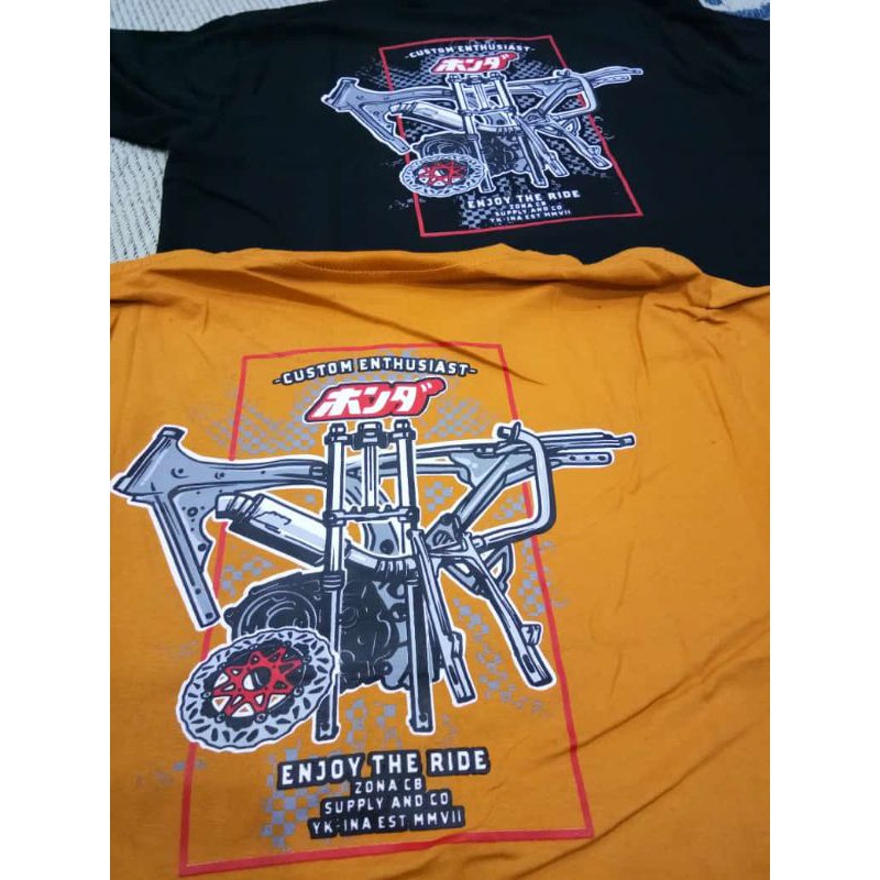 KAOS ZONA CB ORIGINAL / KAOS CB GANK ROSOK JAPAN / HONDA SQUAD RACING INDONESIA PENAK NYEBE HEREX GL