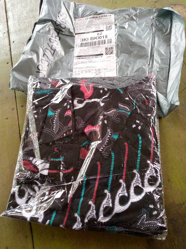 Kemeja Batik Pria Lengan Panjang M L Xl Xxl