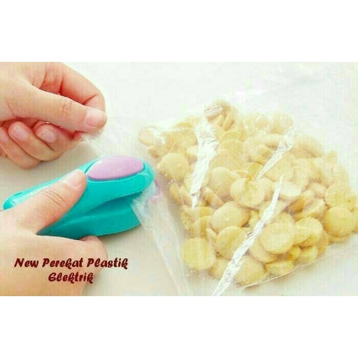 Plastik sealer mini generasi gen2 seal snack makanan kecil hand segel