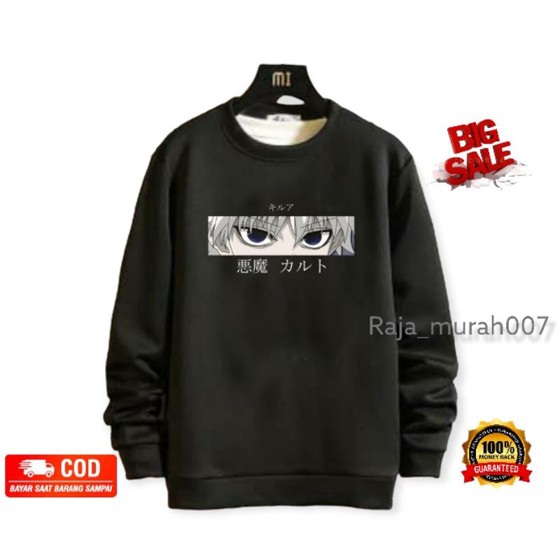 SWEATER ANIME KILLUA HXH SWEATER KILLUA HXH OBLONG JAPAN