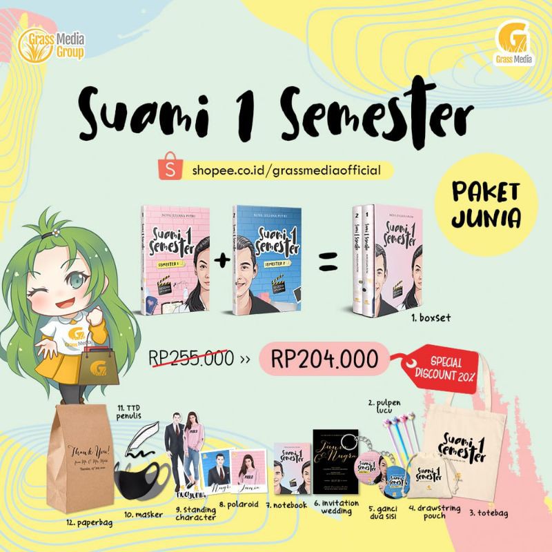 Suami Satu Semester - Paket Junia (Sudah Ready)