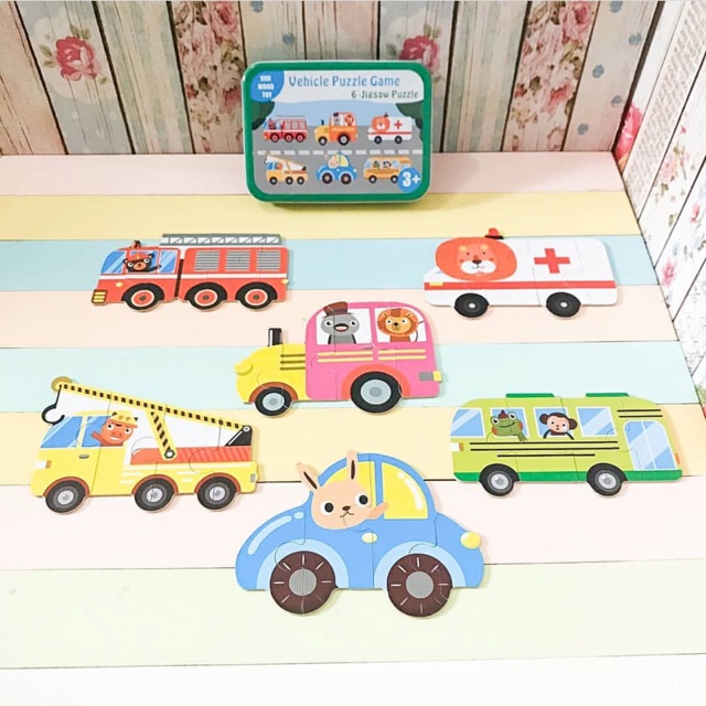 Puzzle box vehicle dan creative mosaic