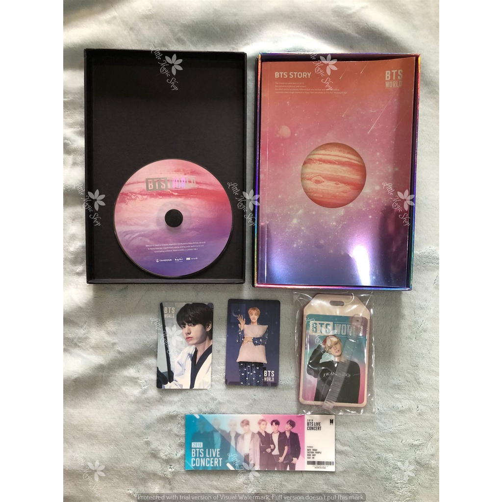 [READY STOCK] Unsealed BTS Album BTS World Jungkook PC Suga Name Tag