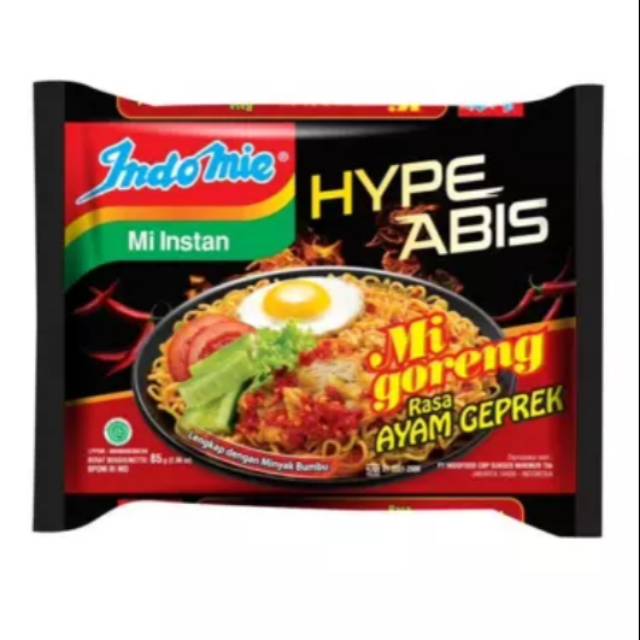

INDOMIE MI GORENG AYAM GEPREK - HYPE ABIS