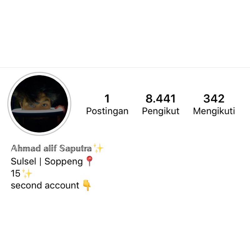 akun instagram 8,4k indo aktif