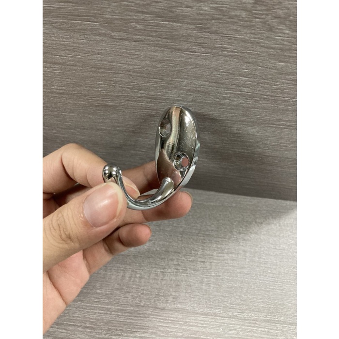 Capstok Gantungan Baju Dinding Hanger Kapstok Stainless 1 Kait Kail